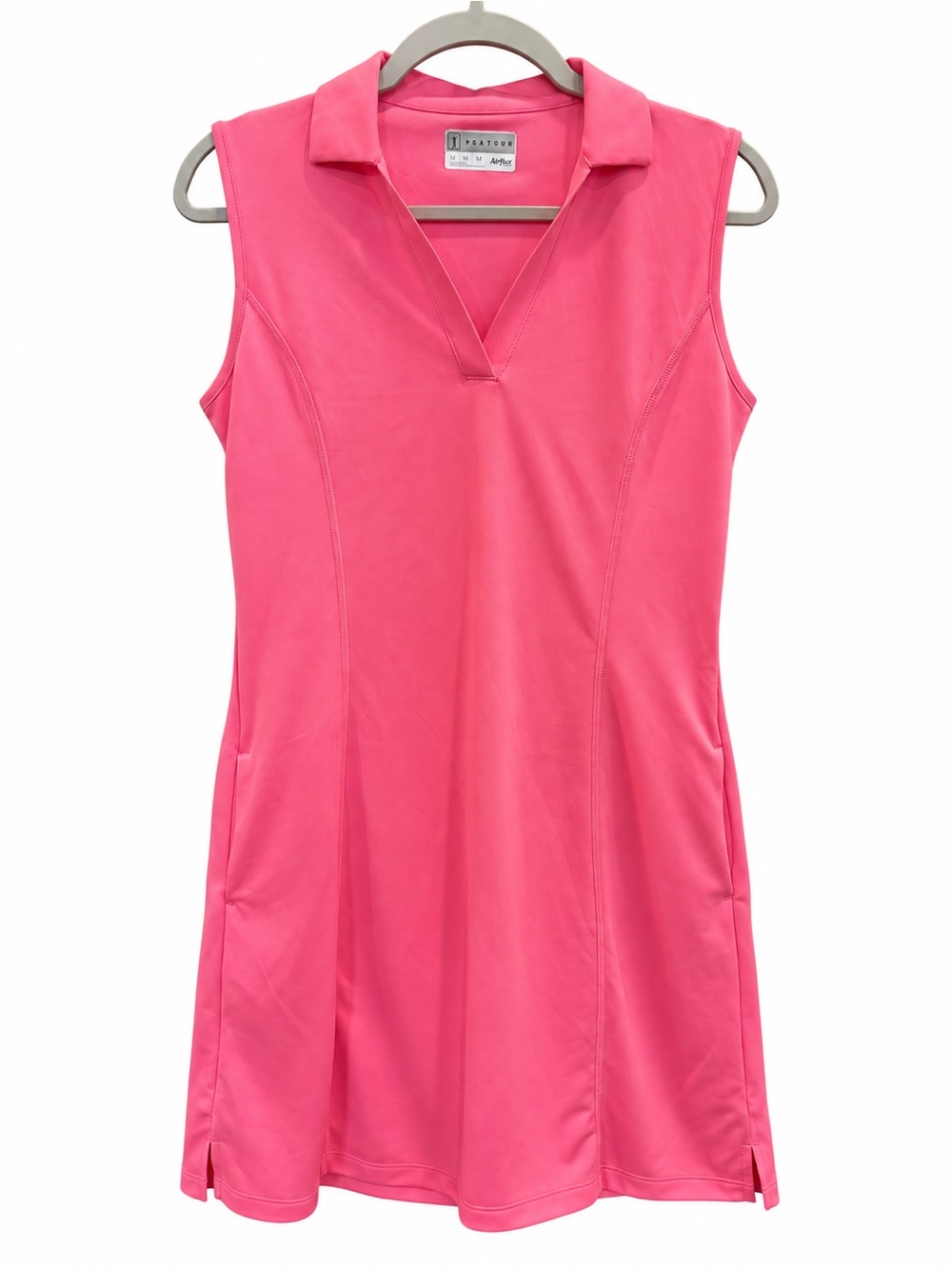 PGA Tour Hot Pink Sleeveless Golf Polo Dress
